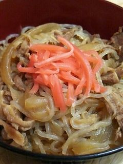 特売肉で!我が家の牛丼☆-レシピのメイン写真