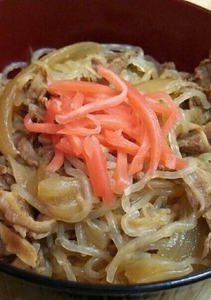 特売肉で！我が家の牛丼☆-レシピのメイン写真