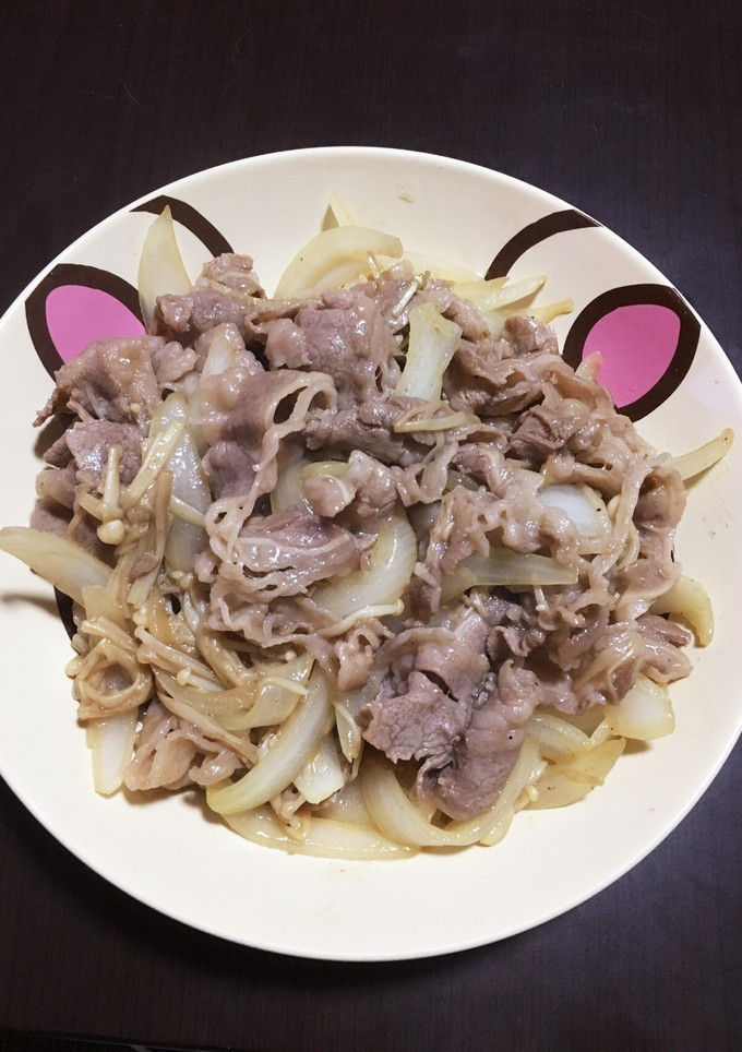 牛肉とえのきのバター醤油炒め-レシピのメイン写真