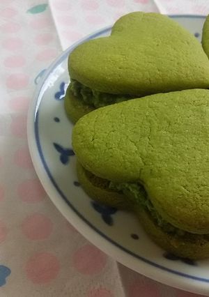 絶品！濃厚抹茶のバターサンド♪-レシピのメイン写真