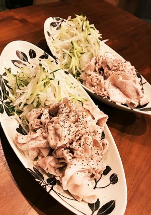 超簡単！しっとり♡豚肉冷しゃぶ♡-レシピのメイン写真