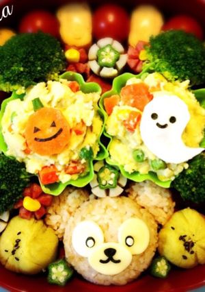 運動会☆キャラ弁☆ダッフィー-レシピのメイン写真