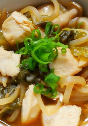 ❀チンゲン菜ともやし 鶏ささみの甘酢煮❀-レシピのメイン写真