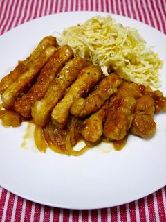 簡単!豚ロースのカレー生姜焼き-レシピのメイン写真