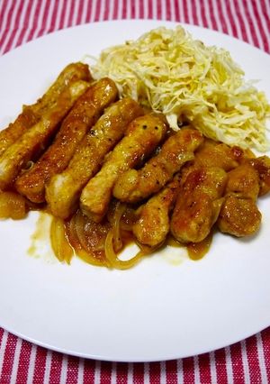 簡単！豚ロースのカレー生姜焼き-レシピのメイン写真
