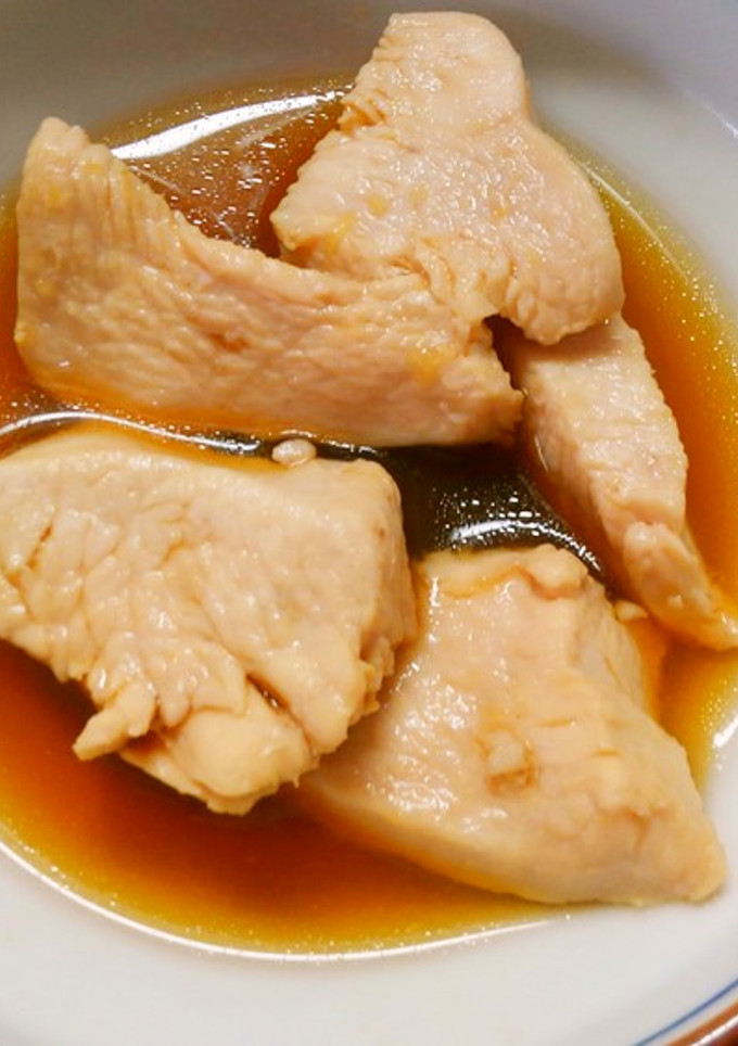 簡単 節約♪鶏むね肉の めんつゆ煮-レシピのメイン写真