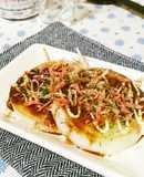 新玉ねぎのステーキ☆お好み焼き風