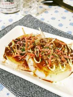 新玉ねぎのステーキ☆お好み焼き風-レシピのメイン写真