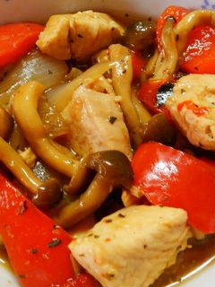 鶏むね肉とパプリカの コンソメ醤油炒め♡-レシピのメイン写真