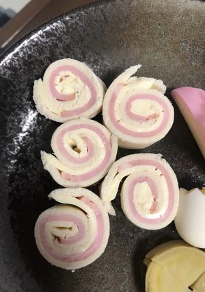♡クルクルサンドウィッチ♡-レシピのメイン写真