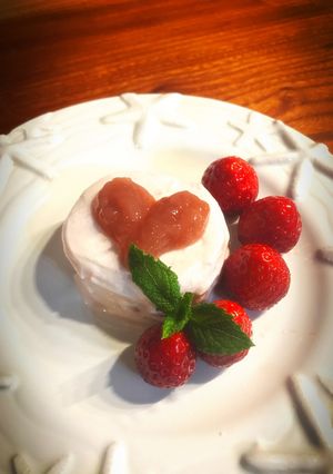 バナナとイチゴと米粉の誕生日ケーキ-レシピのメイン写真