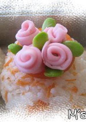 お花おにぎり-レシピのメイン写真