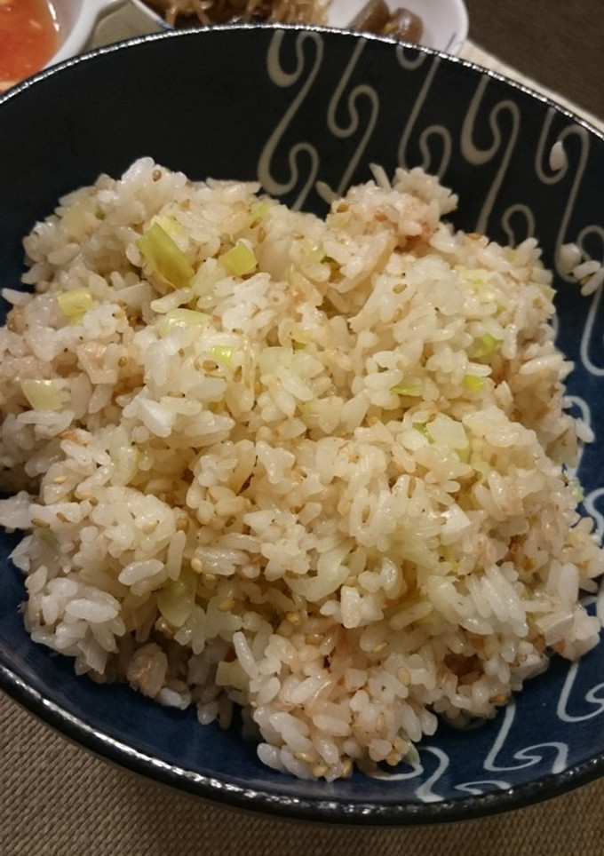 ネギと梅干しのあっさり和風チャーハン-レシピのメイン写真
