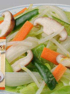 塩こうじパウダーで野菜炒め-レシピのメイン写真