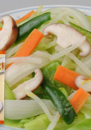 塩こうじパウダーで野菜炒め-レシピのメイン写真