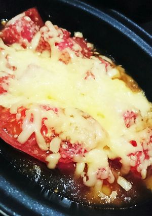 レンチン簡単トマトチーズ♪-レシピのメイン写真