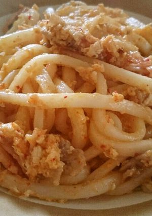 甘キムたま 焼きうどん-レシピのメイン写真