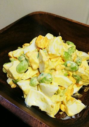 簡単☆たまごと豆サラダ-レシピのメイン写真