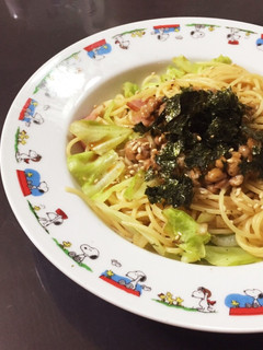 納豆嫌いでも食べられる!簡単☆納豆パスタ-レシピのメイン写真