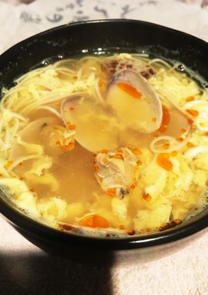 アサリで簡単酸辣湯素麺-レシピのメイン写真