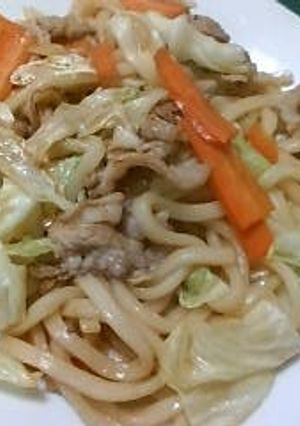 焼きうどん（醤油味）-レシピのメイン写真
