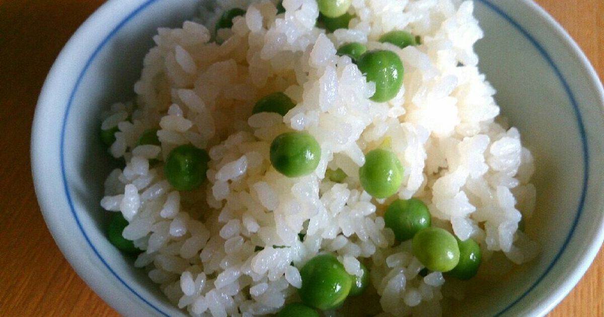 ぷっくり緑色！！豆ごはん by ひとりのグルメ 【クックパッド