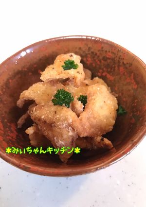 鶏皮ｄｅ簡単おつまみ♡-レシピのメイン写真