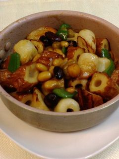 ちくわとお豆さんの甘辛炒め-レシピのメイン写真