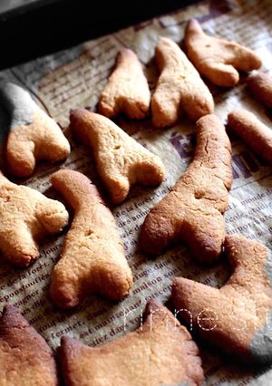 しっぽシナモンきなこクッキー-レシピのメイン写真