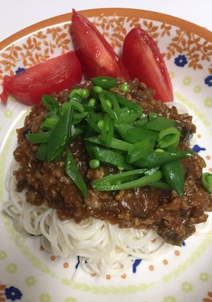 そうめんで辛くないジャージャー麺風-レシピのメイン写真