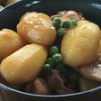 新じゃがとグリンピースの煮っころがし