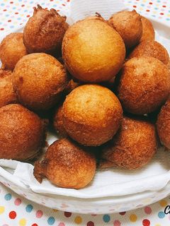 混ぜて揚げるだけ♪HMでサクふわドーナツ-レシピのメイン写真