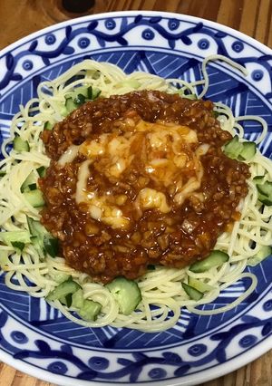 タケノコ入りキーマカレーパスタ-レシピのメイン写真