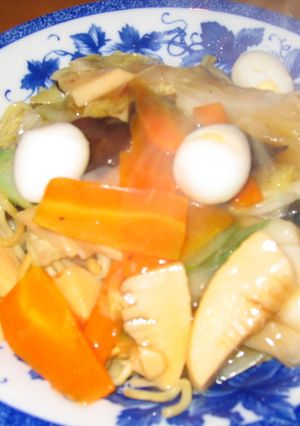 我が家のあんかけ焼きそば-レシピのメイン写真