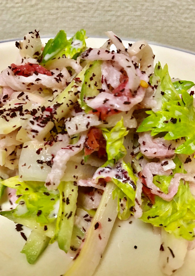 切り干し大根とセロリのゆかり和え-レシピのメイン写真