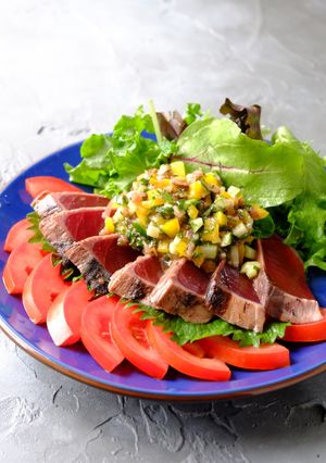 〈くらし薬膳〉カツオのたたき梅香味ソース-レシピのメイン写真