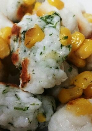 お弁当おかず☆はんぺんコーン青のり風味-レシピのメイン写真