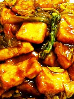 厚揚げ&春キャベツのカレー照り焼き炒め⭐-レシピのメイン写真