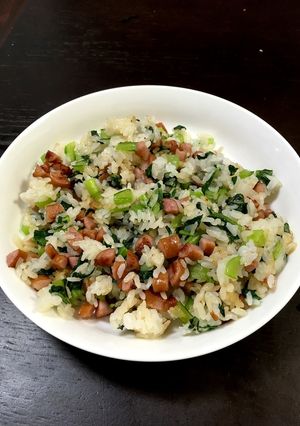 小松菜ウインナーチャーハン-レシピのメイン写真