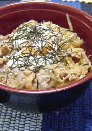 おなかいっぱい！しょうが焼き丼-レシピのメイン写真