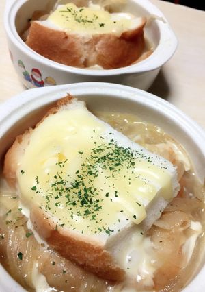 本格的☆オニオングラタンスープ-レシピのメイン写真