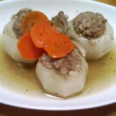 รูปของ かぶの肉詰めスープ煮