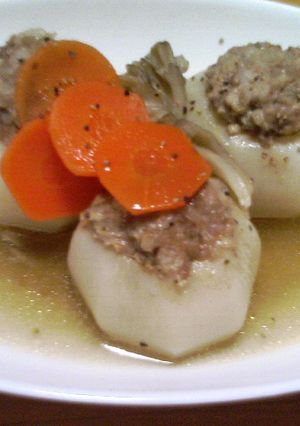 かぶの肉詰めスープ煮-レシピのメイン写真