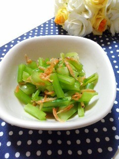 レンジで1分☆かぶの葉で上品和えもの☆-レシピのメイン写真