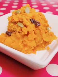 *かぼちゃとりんごのデザートサラダ*-レシピのメイン写真