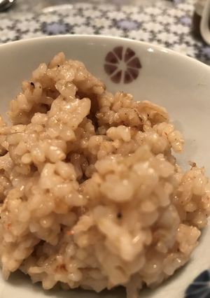 簡単！玄米ご飯で桜海老炊き込み-レシピのメイン写真