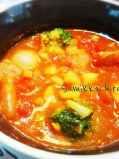 食べる野菜スープ。ミネストローネ。-レシピのメイン写真