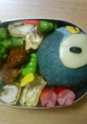 ポッチャマ弁当 (ポケモンキャラ弁)-レシピのメイン写真