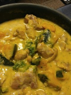 かぼちゃと鶏肉の豆乳クリーム煮-レシピのメイン写真