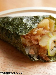 じゃが芋とおかかネギの手まきずし-レシピのメイン写真